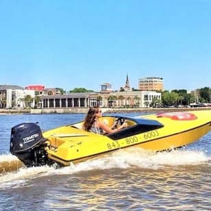 Charleston Harbor Speed Boat Adventure Tour