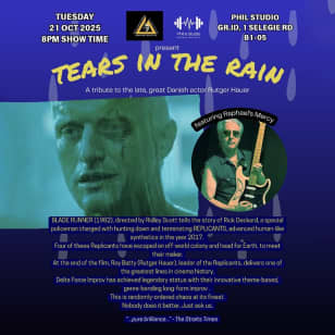 Delta Force Improv presents "Tears in the Rain"
