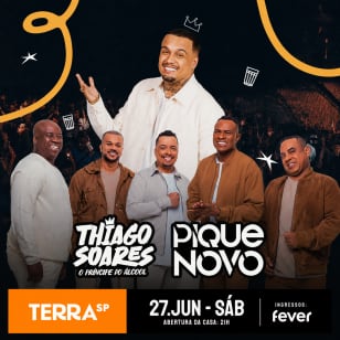 Show do Thiago Soares e Pique Novo no Terra SP