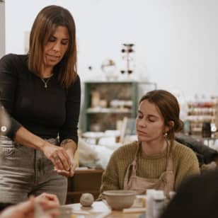 ﻿Conscious pottery and brunch at Frizzant