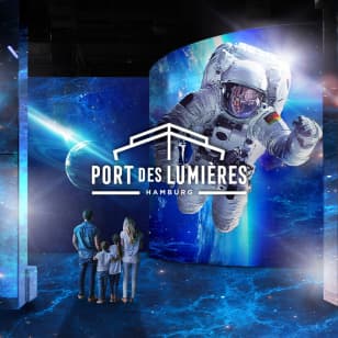 Kosmos, Die immersive Reise ins All im Port des Lumières - Warteliste