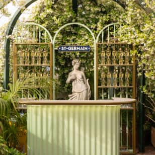 COCKTAILS EN GAUDÍ SECRET GARDEN BY ST-GERMAIN