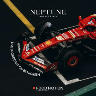 Food Fiction x Neptune Monaco Beach : Formula 1 Grand Prix de Monaco 2026 Live Broadcast