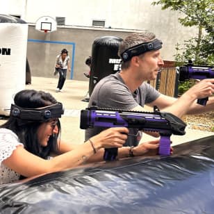 Krungame, le laser game nouvelle génération, dans un garage abandonné à Paris