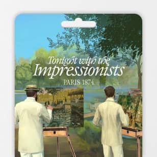 ﻿Esta noche con los impresionistas, París 1874 - Tarjeta regalo