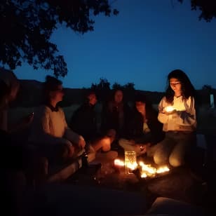 A Surreal Dining Experience at a Farmhouse