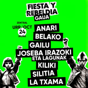 Fiesta y Rebeldía en Sala Zentral, Pamplona 2025