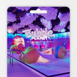 Bubble Planet: Das Erlebnismuseum für alle Sinne - Geschenkgutschein