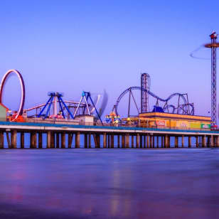 ﻿Muelle del Placer Histórico de la Isla de Galveston: Pase para todo el día