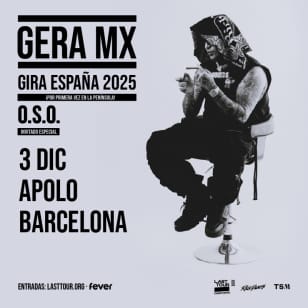 ﻿Gera MX at Sala Apolo, Barcelona 2025