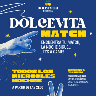 DOLCEVITA MATCH: la nueva cena social en Dolcevita Gusto Italiano