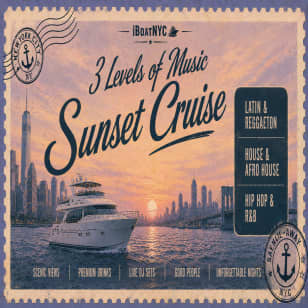 NYC Sunset Boat Party: Reggaeton / Hip-Hop / House - Multi-Level Yacht