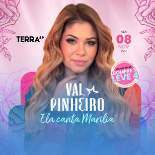 Show Ela Canta Marília com Val Pinheiro no Terra SP