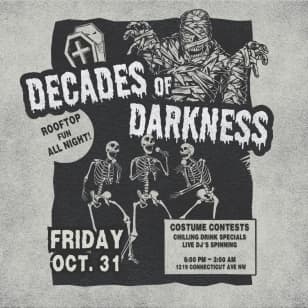 DC Halloween Party Decades of Darkness