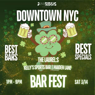 Downtown NYC St. Patrick's Bar Crawl 3/14