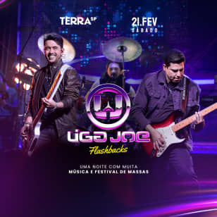 Show do Liga Joe com Jantar - Culinária Italiana no Terra SP