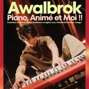 Awalbrok dans 'Piano, Animé, et Moi !' au théâtre BO Saint-Martin