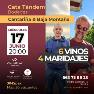 Cata Tándem - Bodega Cantariña & Baja Montaña en Sevilla