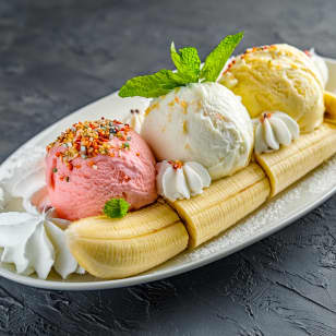 Helado italiano en Waffle Barcelona