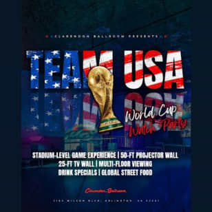 TEAM USA WORLD CUP KICKOFF PARTY 06/19 @ CLARENDON BALLROOM
