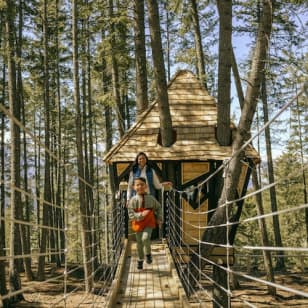 Golden Skybridge; breathtaking views of the Rocky and Purcell mountains!