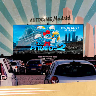 Pitufos en Autocine Madrid