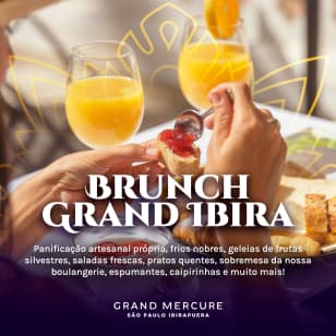 Brunch do Grand Mercure Ibirapuera