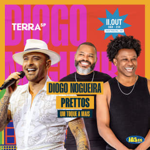 Show do Diogo Nogueira, Prettos e Um Toque a Mais no Terra SP