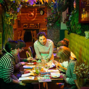 Taller de Acuarelas en Jardinet de Gràcia