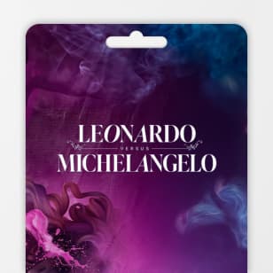 LEONARDO VERSUS MICHELANGELO - Tarjeta Regalo