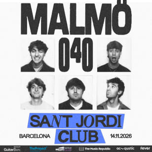 Malmö 040 en San Jordi Club, Barcelona 2026