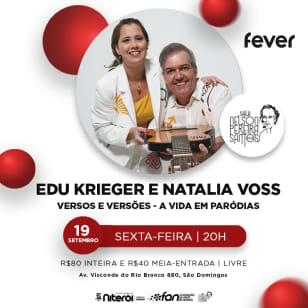 Edu Krieger e Natalia Voss