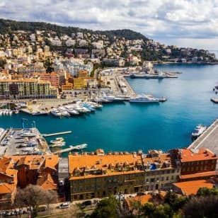 Visite à pied de la vieille ville de Nice (et colline du château))