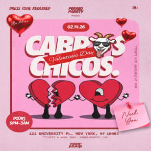 Cabros Chicos Valentines Day Latin & Reggaetón Dance Parrty