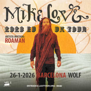 Mike Love at Sala Wolf, Barcelona 2026