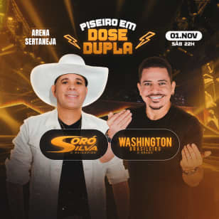 Show do Washington Brasileiro e Soró Silva | Piseiro em Dose Dupla no Arena Sertaneja
