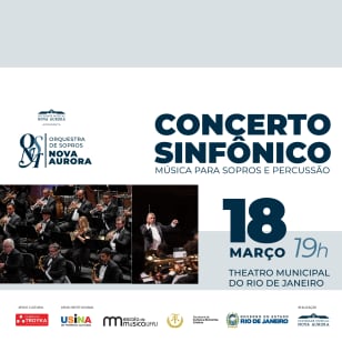OSNA apresenta Concerto Sinfônico: Música  para Sopros e Percussão