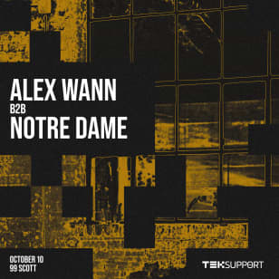 Teksupport: Alex Wann B2B Notre Dame