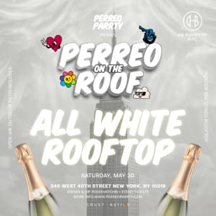 All White Rooftop Reggaeton Party
