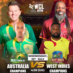 Australia vs West Indies - World Championship of Legends