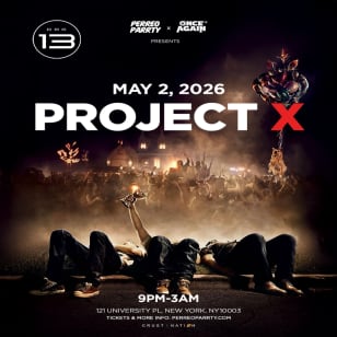 Project X | Open Format Dance Party in NYC (18+)