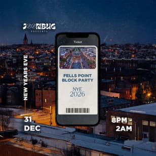 Fells Point Block Party NYE 2026 Balt