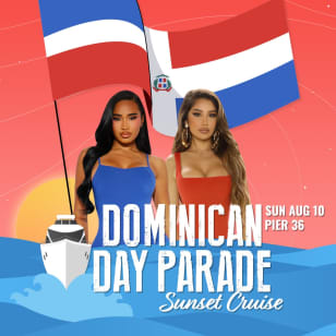 ﻿Fiesta en barco al atardecer del Día Dominicano Crucero en yate