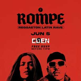 Rompe - Reggaeton Latin Rave → FREE RSVP (21+)