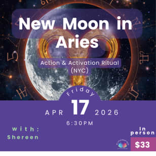 Taller astrológico de la Luna Nueva en Aries