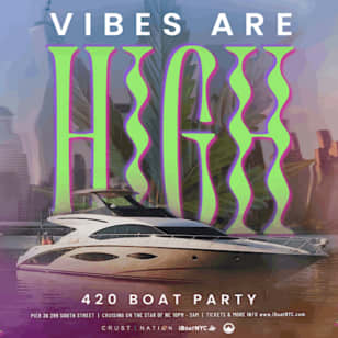 ﻿Vibes Are High 420 Boat Party Crucero en Yate por NYC