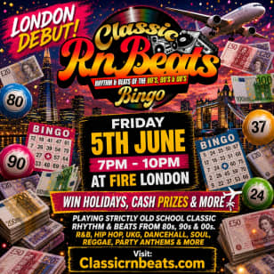 Classic RnBeats Bingo London
