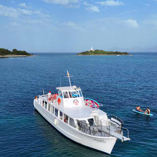 Alcudia Mallorca: Excursión en Barco por la Tarde