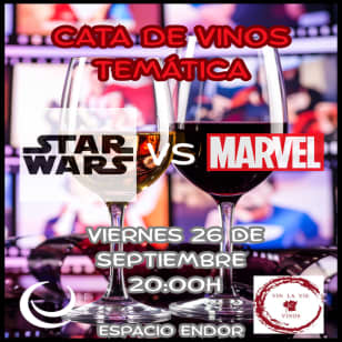 Cata de vinos Marvel VS Star Wars