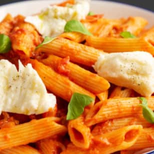 Authentic Hand Rolled Pasta with Vodka Sauce in San Diego